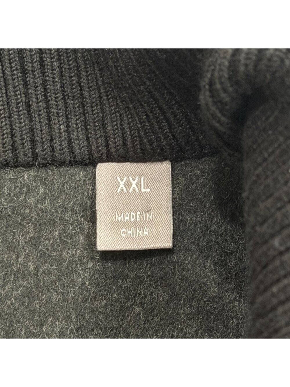 Daniel Cremieux Signature Label Mens XXL Loro Piana Bib Wool Coat Charcoal - Picture 4 of 6